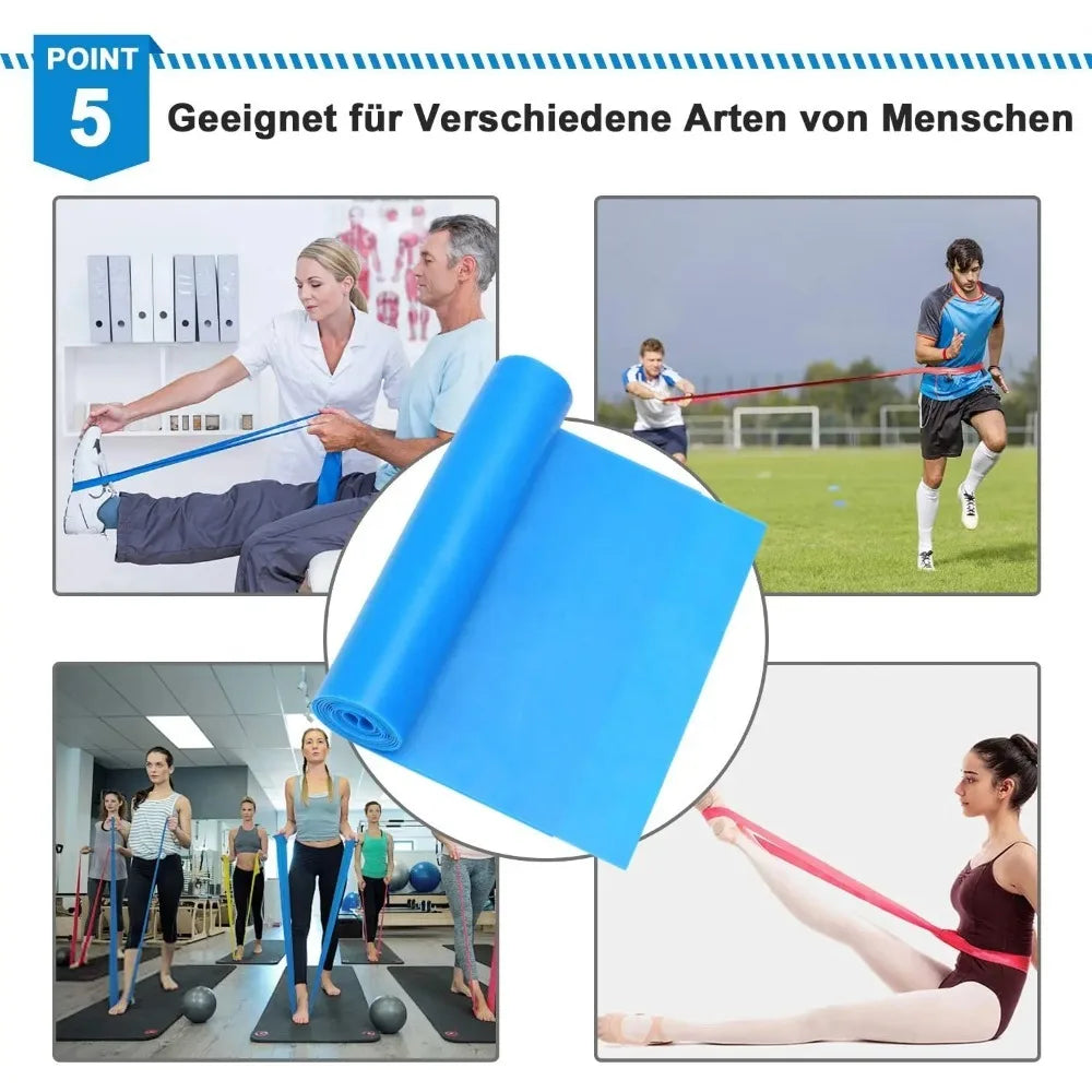 1 Sizes 1.5M 3PCS BandsResistance Bands Elastic Fitness Tapes Yoga Pilates Crossfit Stretching Muscular Work Out Equipment
