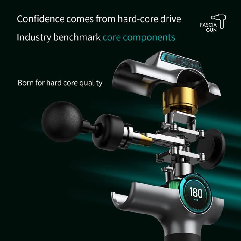 99 Speed Professional Muscle Massage Gun Massager Massager for Neck and Back Massage Instrument Fitness Equipment