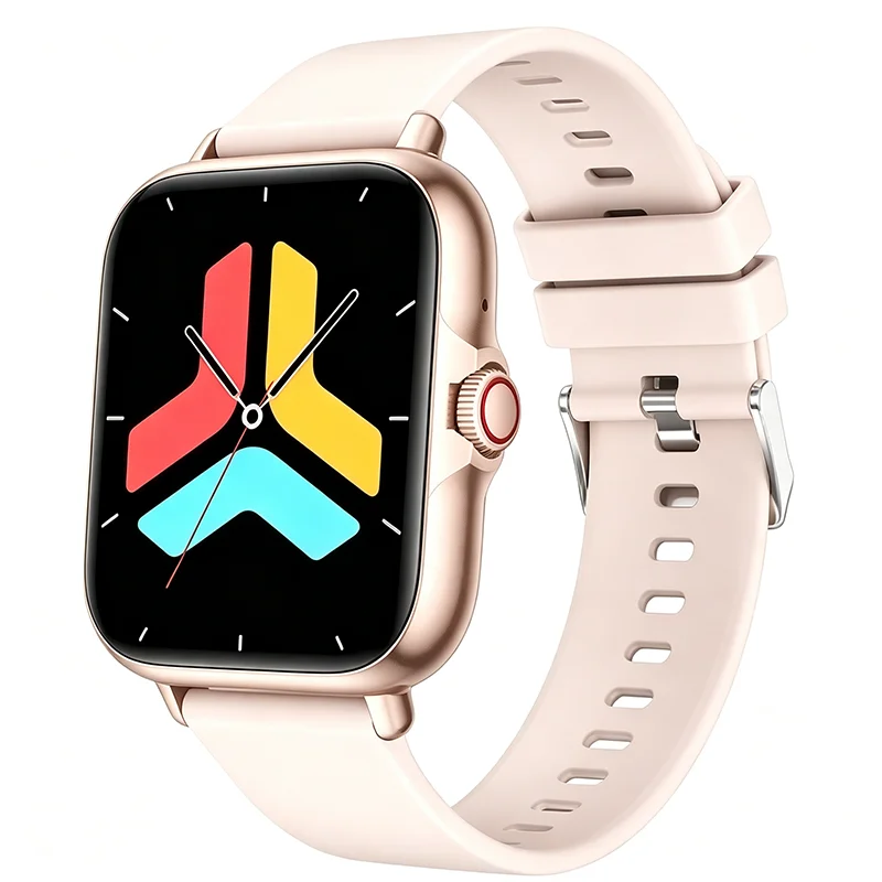 Multifunctional Full Touch Screen Sports Smart Watch,Answer Make Call, Fitness Tracker, Voice Assistant, Alarm Clock, Music Control, Information Alerts, Pedometer, Suitable for Android & IPhone, Unisex, Ideal As A Gift