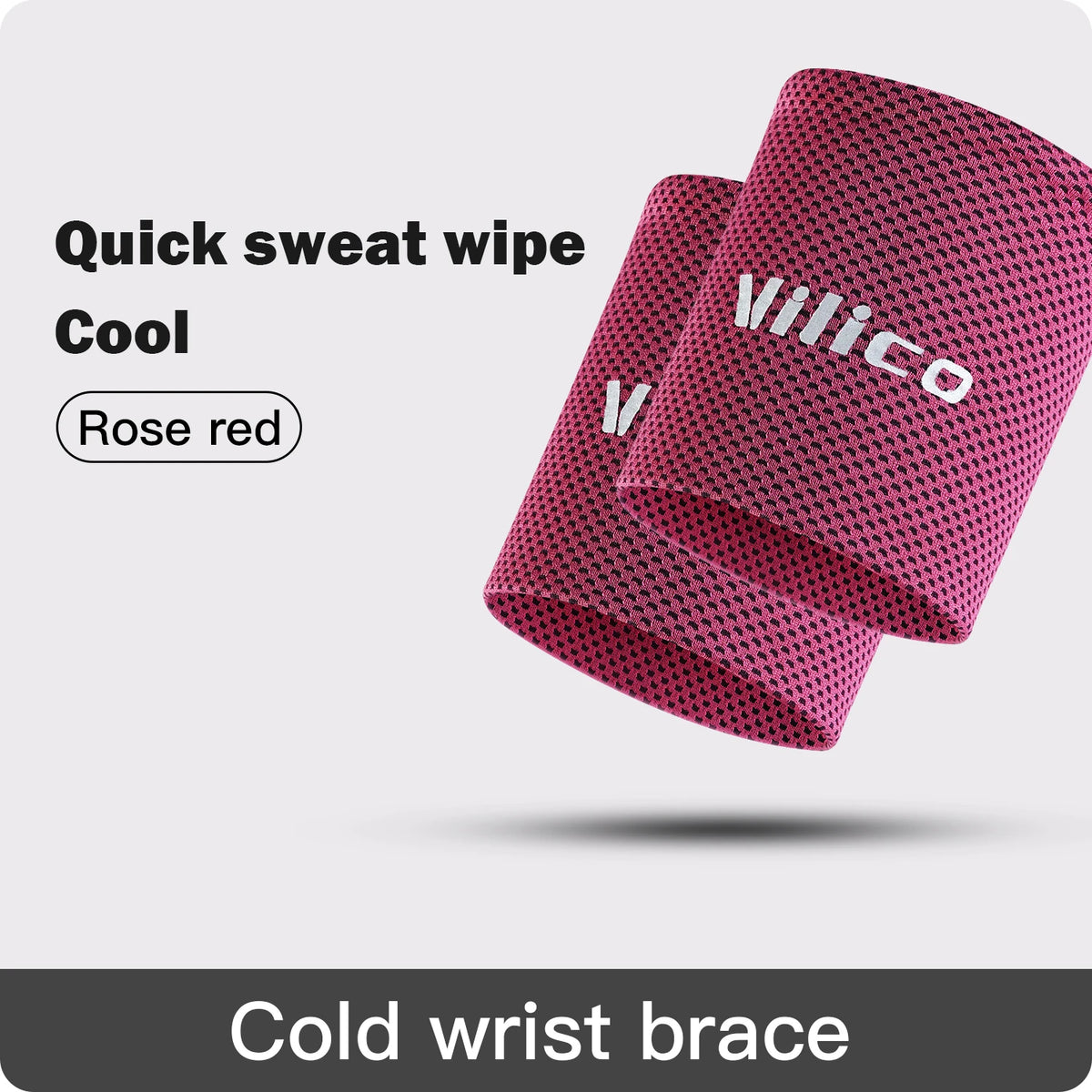 1/2 PC Summer Ice Cooling Wrist Sweatband Sport Wristband Volleyball Gym Wrist Brace Support Sweat Band Towel Wrist Protect