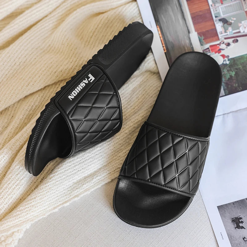 Men's Adjustable Camo Sandals Hook & Loop Summer Slides Breathable Comfortable Outdoor Slippers Non-Slip