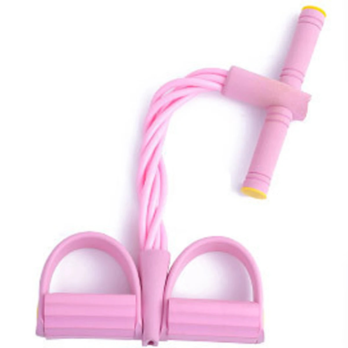 6-Tube Pedal Resistance Band Multifunctional Abdominal Workout Tensioner Home Fitness Elastic Rope Yoga Training Equipmen