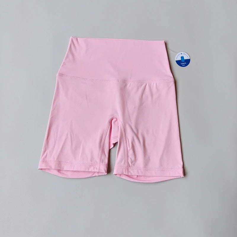 Summer Nude Shorts High Waist Seamless Yoga Shorts Scrunch Bum Gym Shorts Workout Biker Short Stretch Fitness Running Clothing