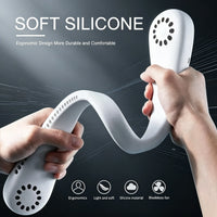 3 Speed Adjustable Bladeless Neck Fan Portable Rechargeable Mini Hanging Neck Air Cooler Long Battery Life For Summer Outdoor
