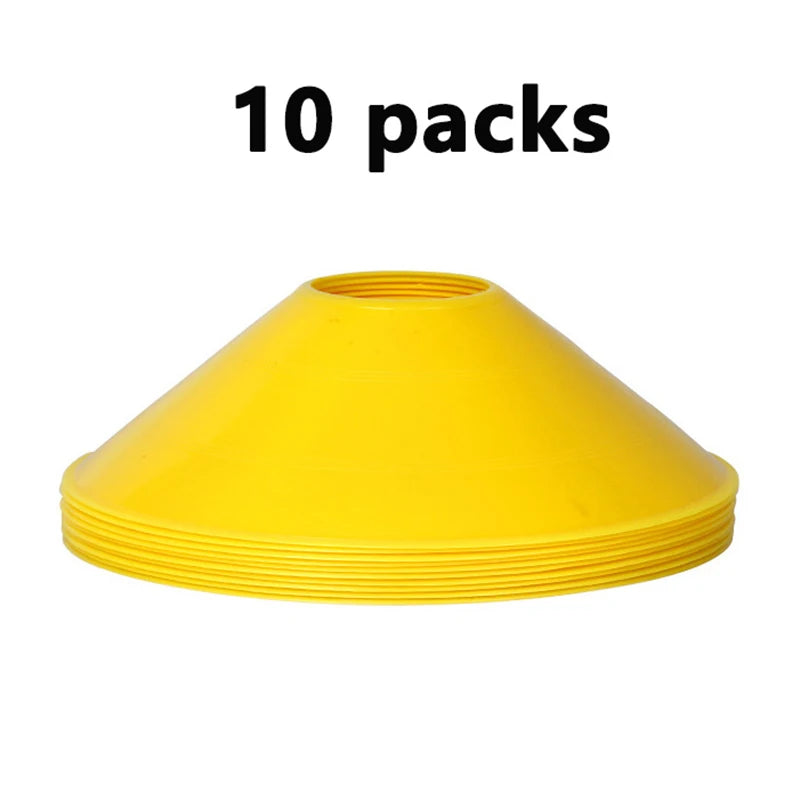 10pcs Cone Set Small round logo plate Football Training obstacle sign For Kid obstacle Avoiding Sport Training Accessories