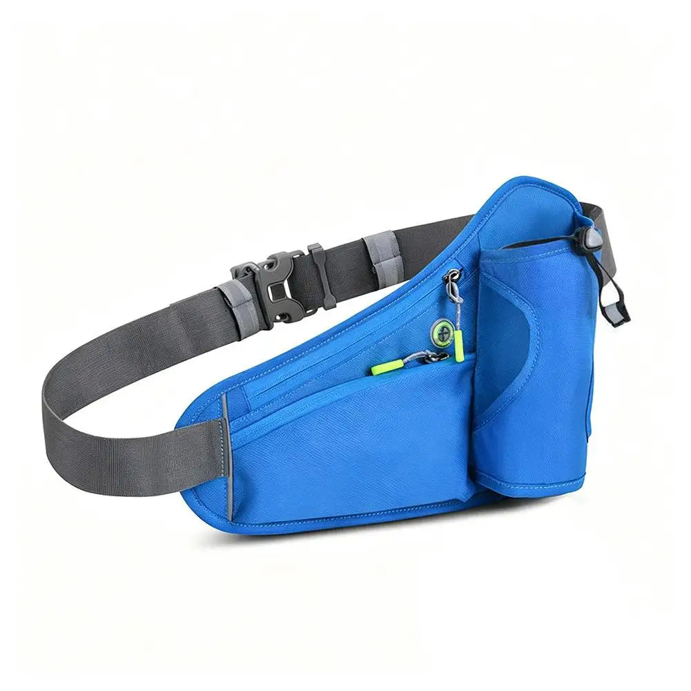 Fanny Pack with Water Bottle Holder Crossbody Bag with Extension Strap Running Belt Hydration Waist Pack for Walking Running