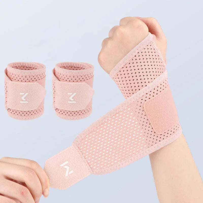 GTUBIKE 2PCS Adjustable Wrist Strap Sports Wrist Support Brace Weightlifting Wristband For Men & Women Badminton Tennis Gym