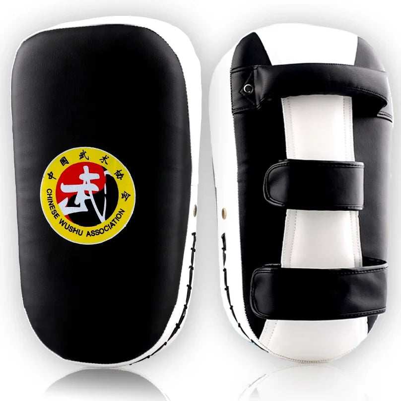 MMA Curve Pads Muay Thai TKD punching Mitts PU leather Sanda Taekwondo Kickboxing Boxing Hand Foot Square arc Target 1 Piece