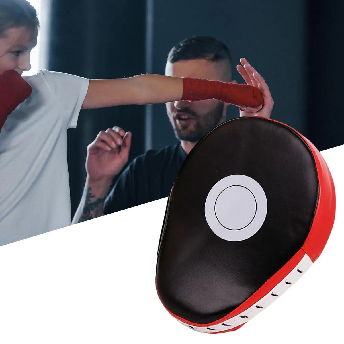 Boxing Pads Curved Focus Punching Mitts Training Hand Target Pads Gloves Training Focus Pads for Kickboxing