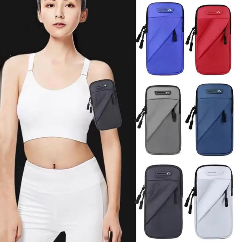 Phone Arm Bag With Headphone Jack Waterproof Breathable Sports Running Phone Holder Gym Mobile Phone Holders Jogging Bags 2025