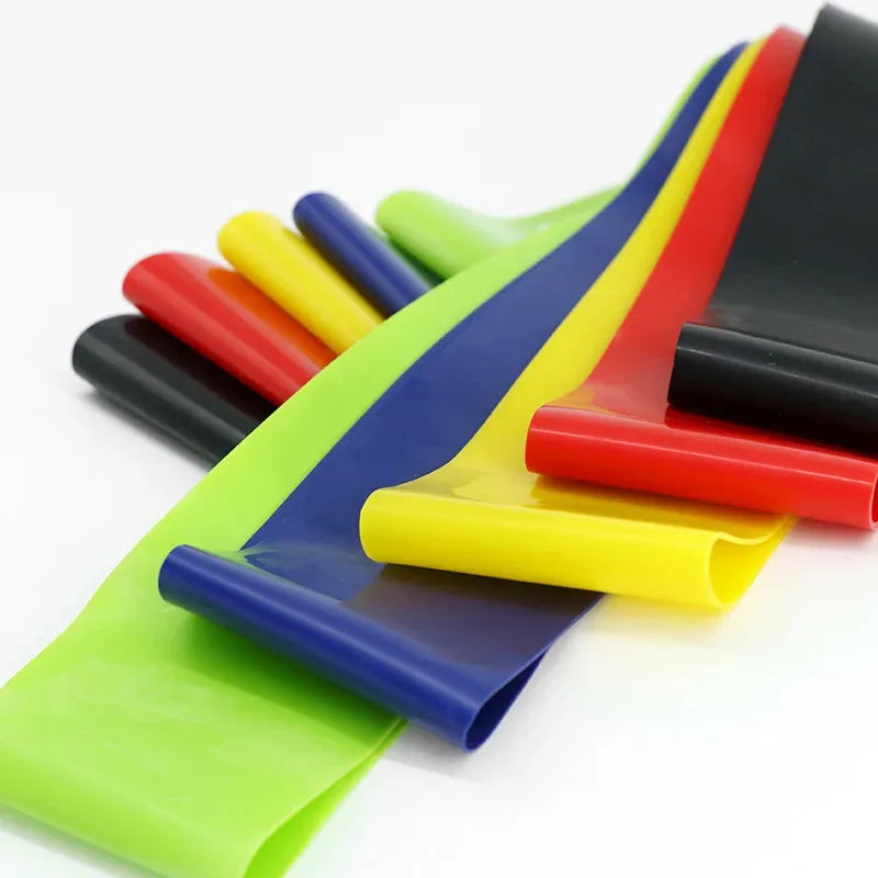 1/2/4 pcs Yoga Resistance Rubber Bands Fitness Elastic Bands Gym Strength Training Pilates Latex Elastic Bands Indoor Equipment