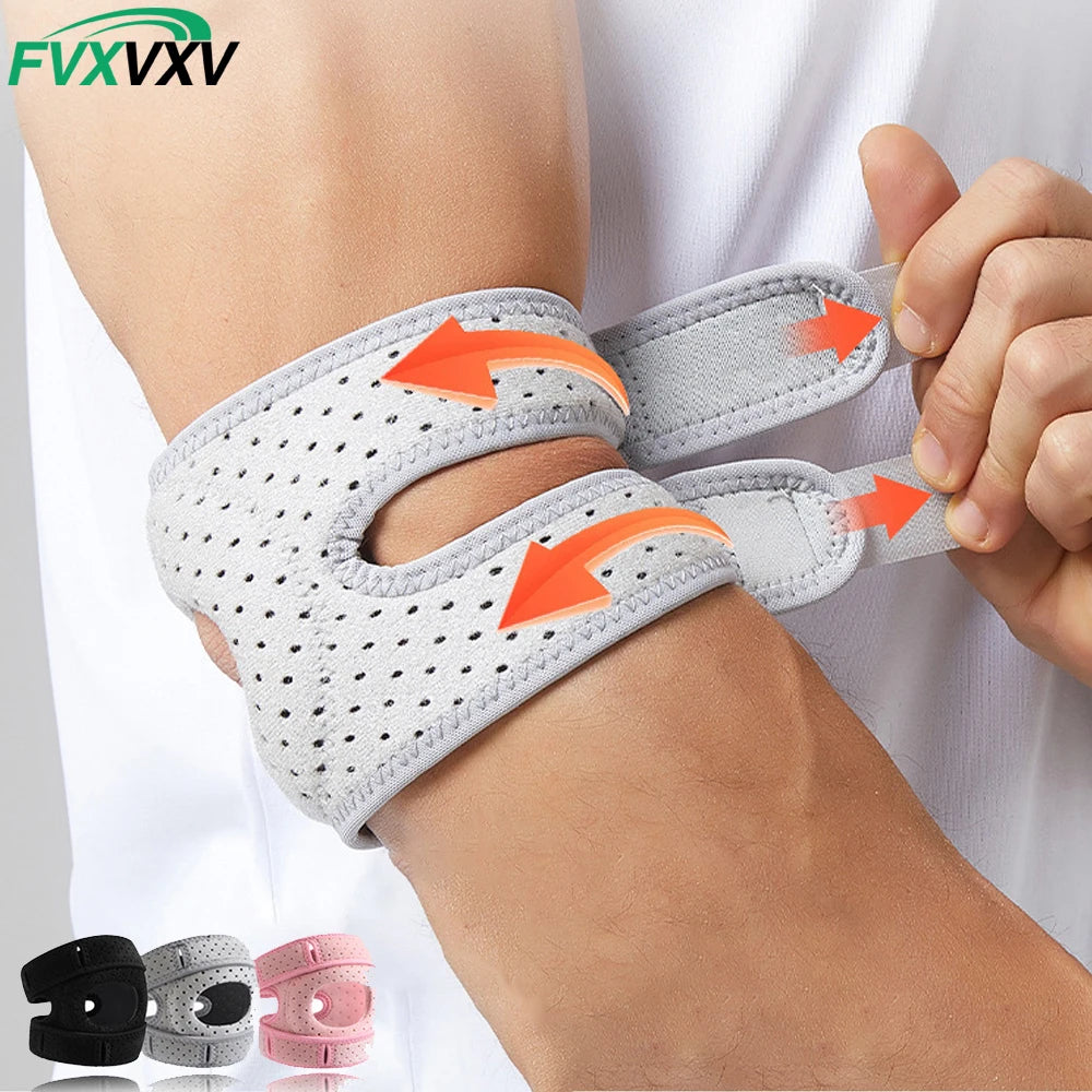 1PCS Breathable Neoprene Elbow Brace,Adjustable Arm Support Strap for Tennis Elbow, Golfer's Elbow, Tendonitis, Arthritis Relief