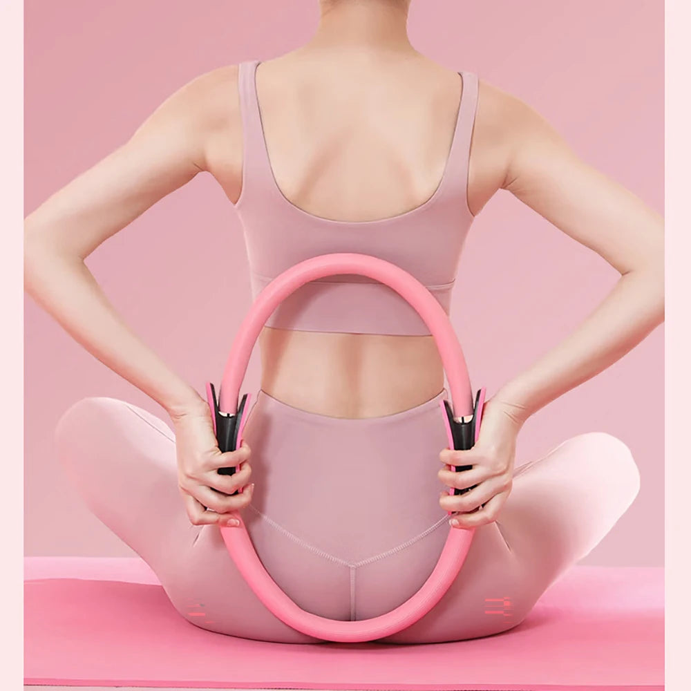 Yoga Pilates Ring Magic Circle Women Resistance Home Workout Back Thin Legs Shaping Postpartum Pelvic Floor Muscle Training