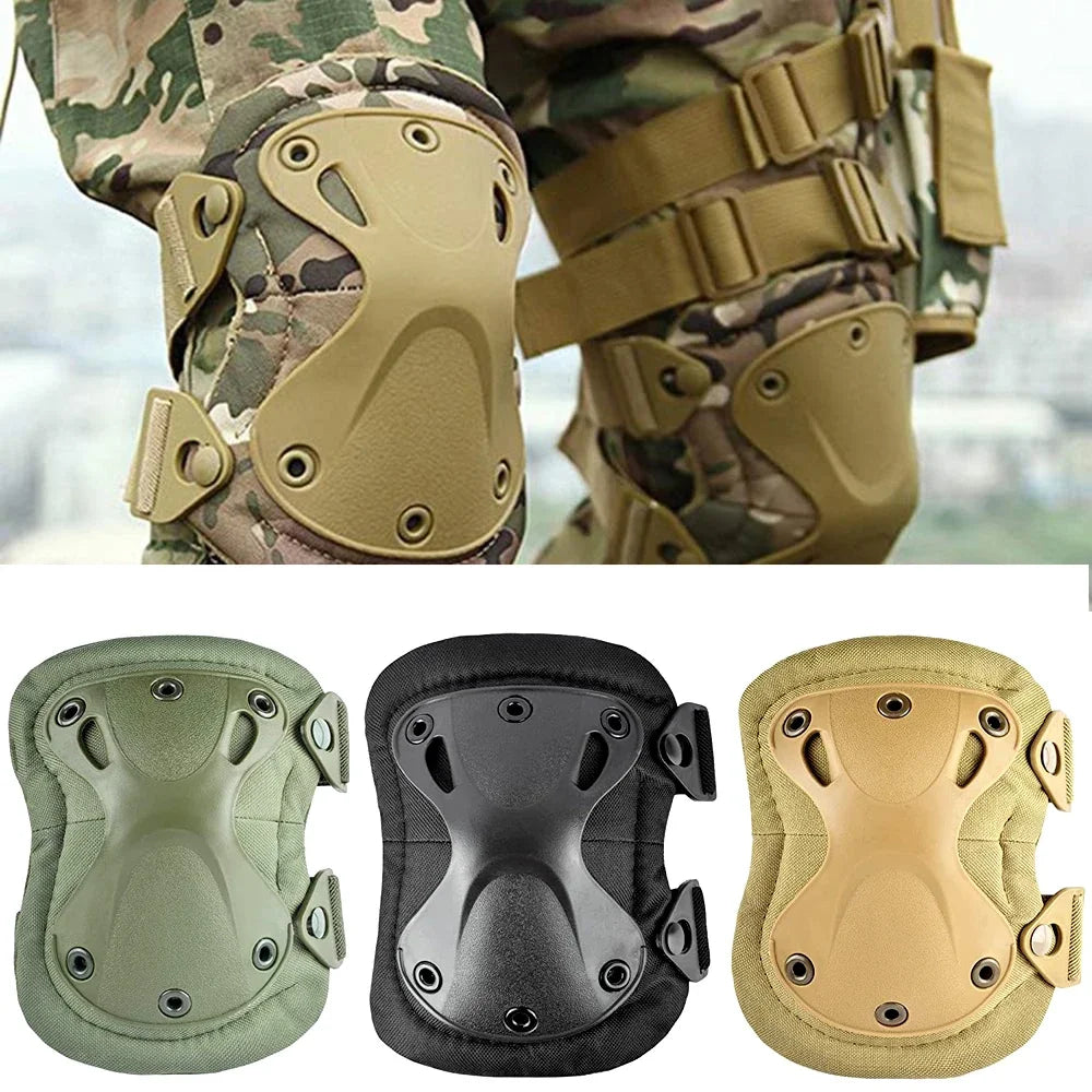 Tactical Knee Pad Elbow CS Military Protector Army Airsoft Outdoor Sport Hunting Kneepad Safety Gear Knee Protective Pads