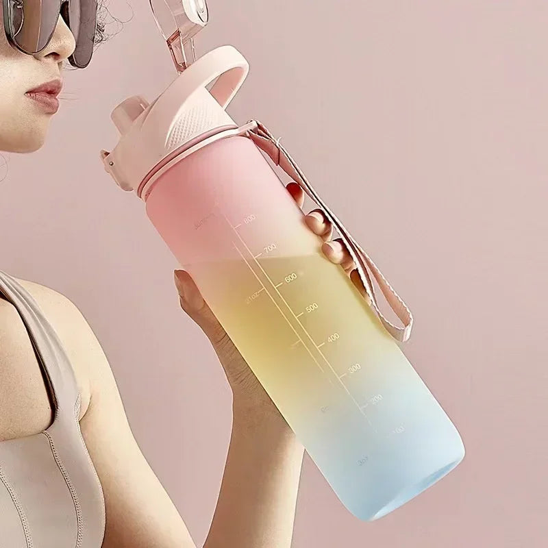 Summer Large-capacity Cup Outdoor Large Water Bottle Multi-color Fitness Kettle Portable Sports Kettle