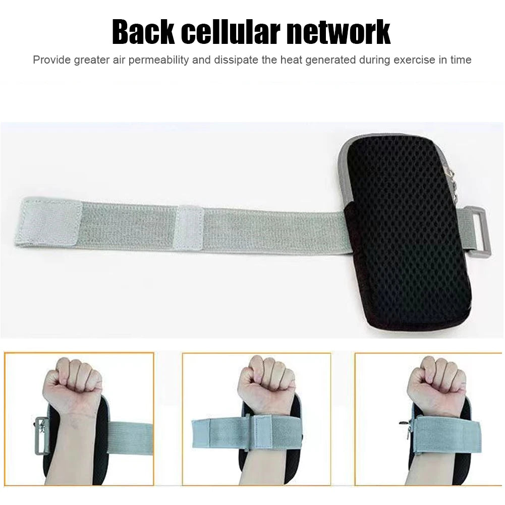 Waterproof Sports Armband Phone Case For IPhone Xiaomi Samsung Huawei Under 6.5