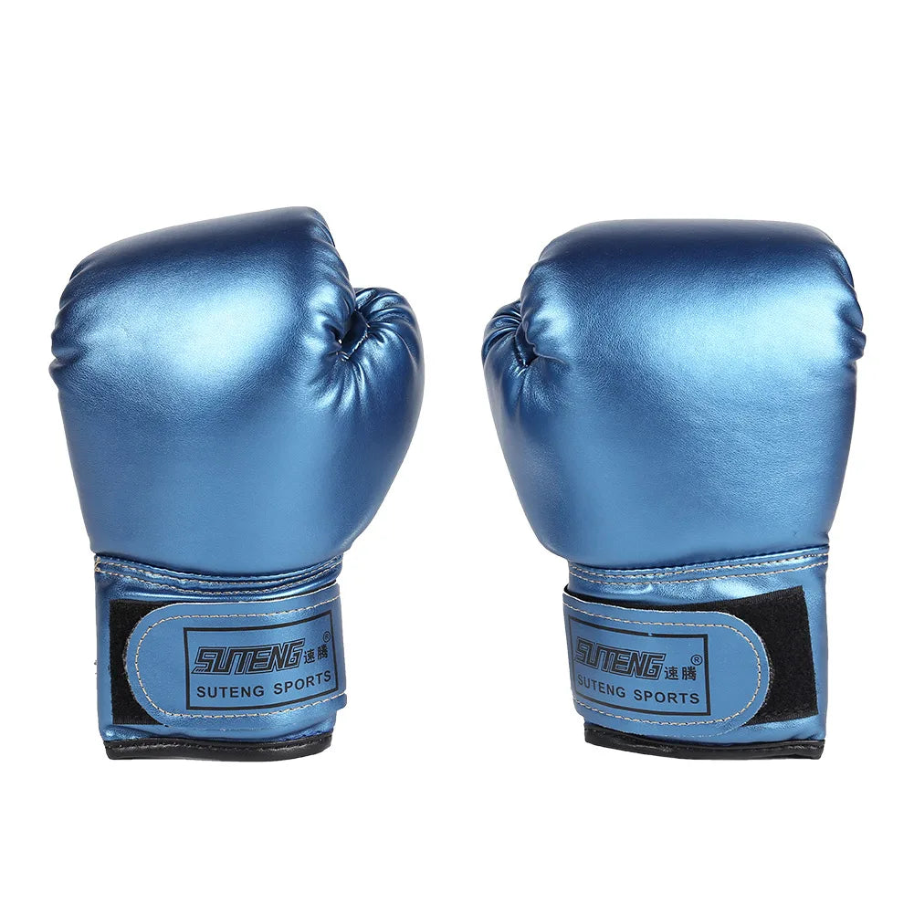 2Pcs Kids Boxing Gloves PU Leather Training Gloves Breathable Muay Thai Mitts Taekwondo Mitts for Punching Bag