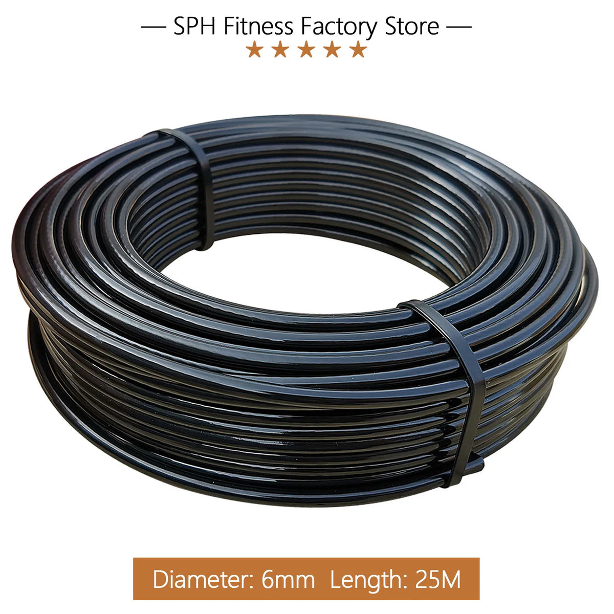 5/6mm Thick Steel Wire Rope Fitness Cable Pulley Machine Attachment  Heavy Duty Steel Wirerope For Home gym Workout Accessorie