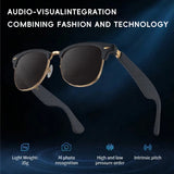Smart Audio Glasses With Built-in Speakers, Wireless Audio Eyewear For Men Women Outdoor UV Protection, Voice Control Function Compatible With All Smart Mobile Devices For Sports Driving Daily Use