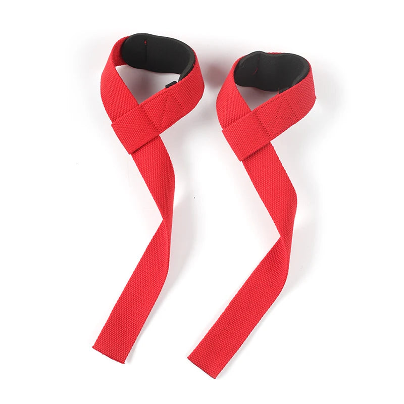 Cotton Weightlifting Straps, Strength Training Power Lifting Strap,Adjustable,Non-slip,Gym Fitness,Sports Grip Band