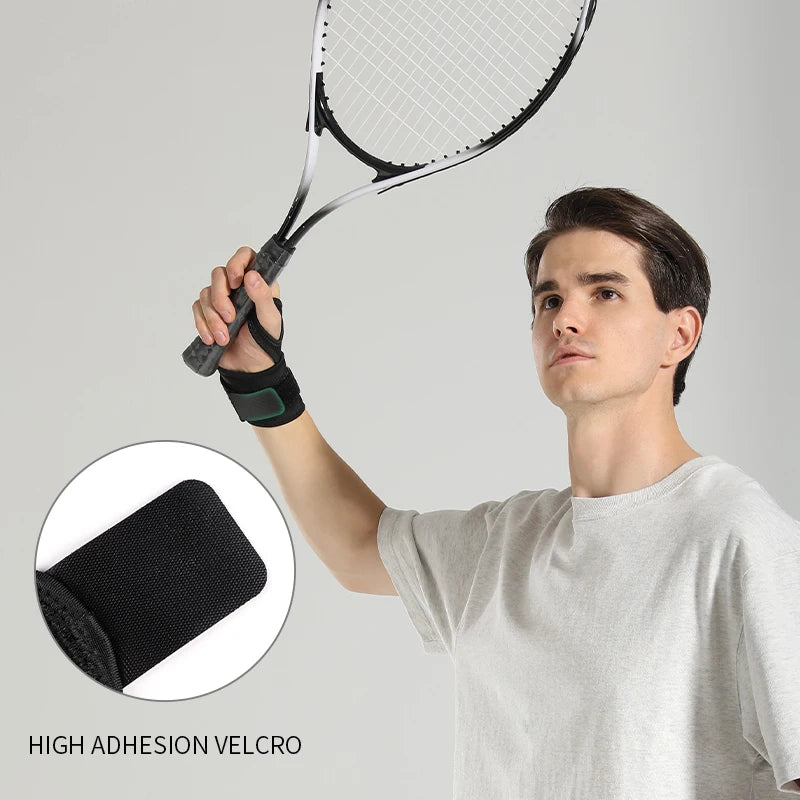 1pc/2pcs Adjustable Wrist Strap Sports Wrist Support Brace Black Weightlifting Wristband For Men & Women Badminton Tennis Gym