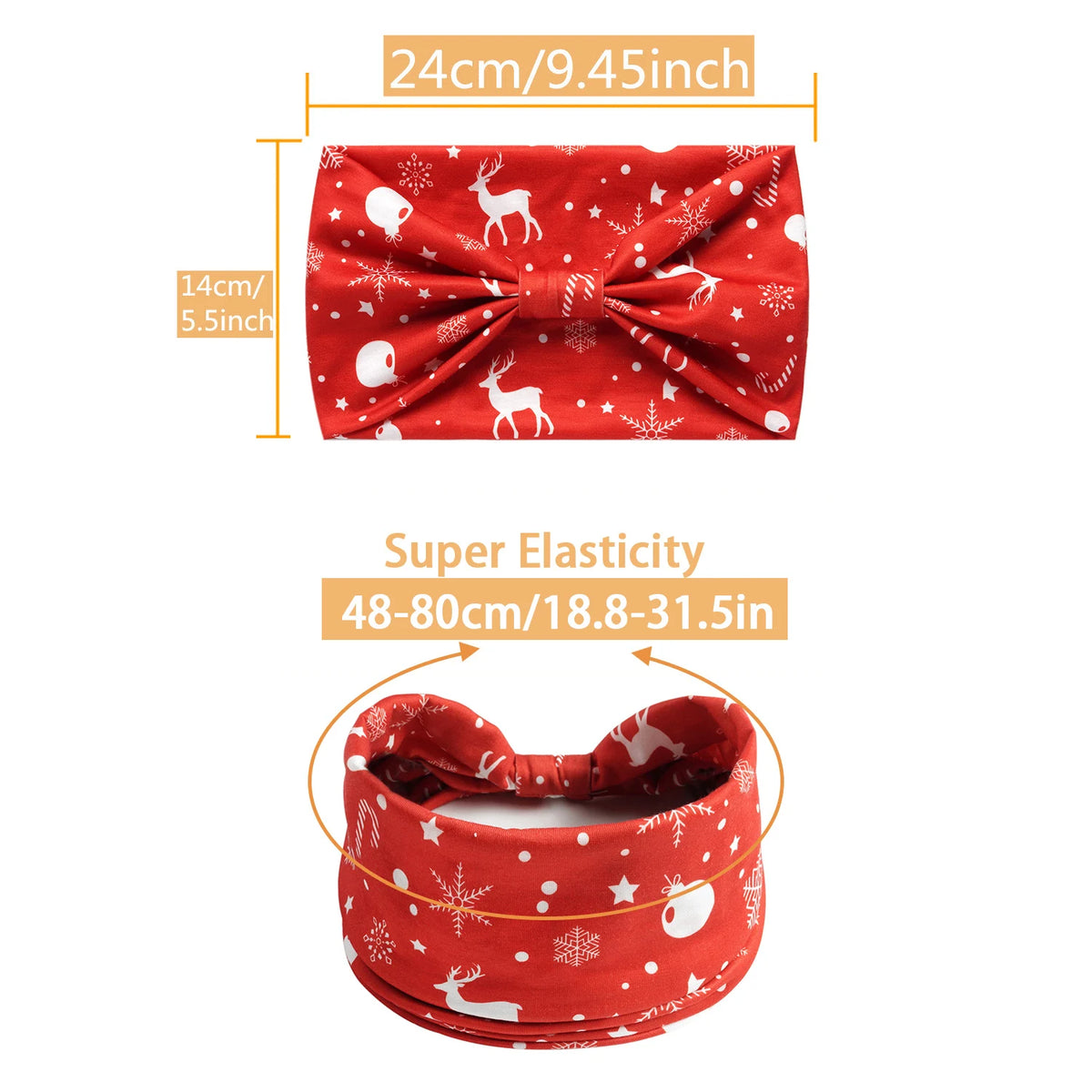 Halloween Party Headband Turban Headband Sport Hair Band Pumpkin Ghost Skull Print Hair Accessories Halloween Costume Party