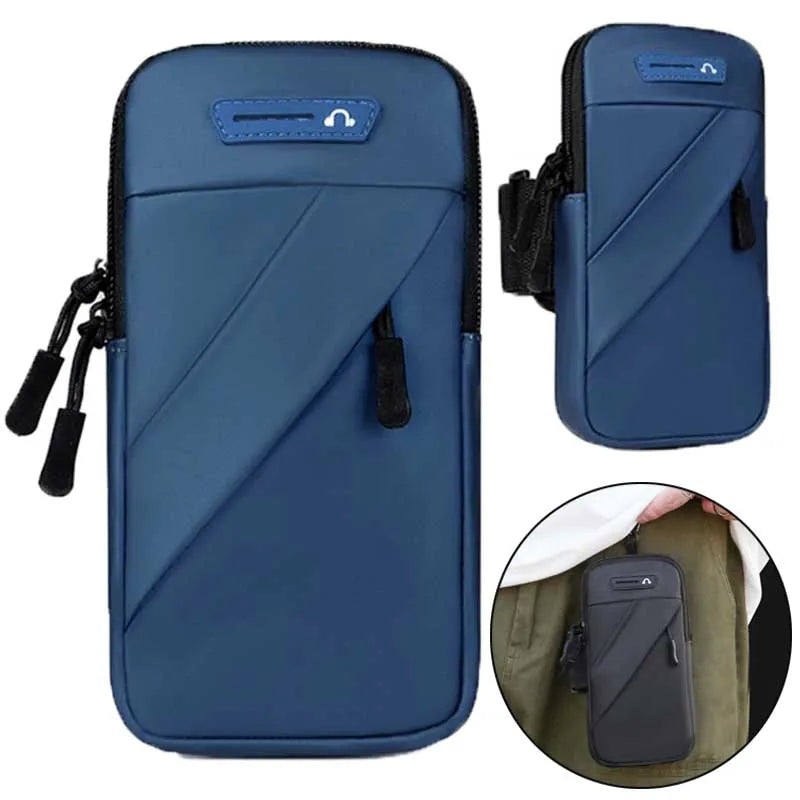 Phone Arm Bag With Headphone Jack Waterproof Breathable Sports Running Phone Holder Gym Mobile Phone Holders Jogging Bags 2025