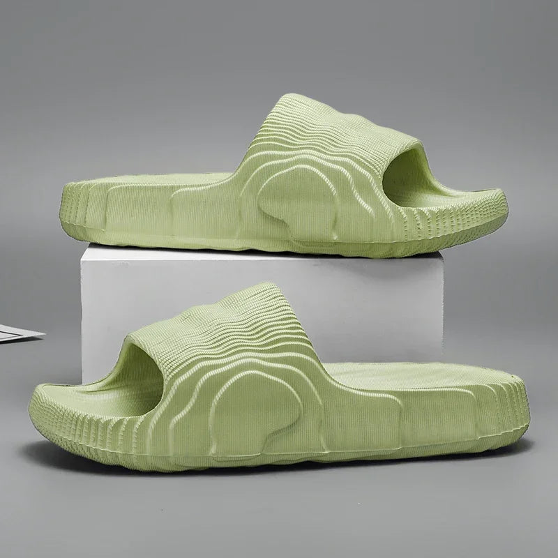 New Summer Sneaker Slippers For Women Men Thick Bottom Platform Slides Soft EVA Hollow Unisex Sports Sandals Casual Beach Shoes