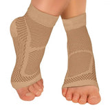 1pair Sports Ankle Brace Compression Sleeve Plantar Fasciitis Sock for Heel Spur Pain Ankle Brace Compression Support Sleeves