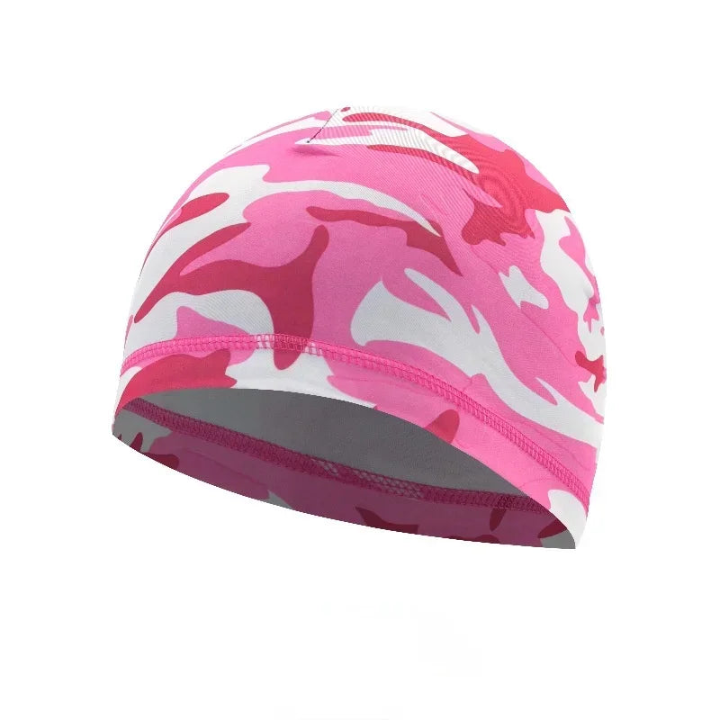 1/3pcs Skull Cap UV Protection Ice Silk Helmet Liner Men Women Hat Workout Quick Dry Motorcycle Cycling Running Stretchy Beanie