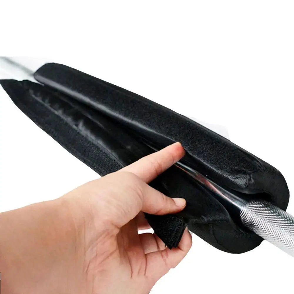 Barbell pad squat weightlifting foam neck and shoulder protection pad support black Oxford cloth high elastic foam barbell pad