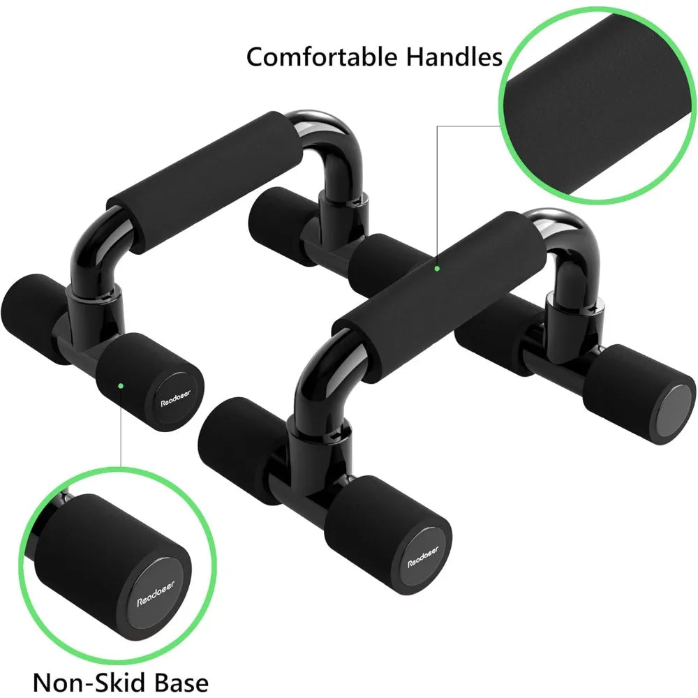 2 pcs Pushup Bars Stands Handles Set for Men and Women Workout Cushioned Foam Grip Push Up Bars