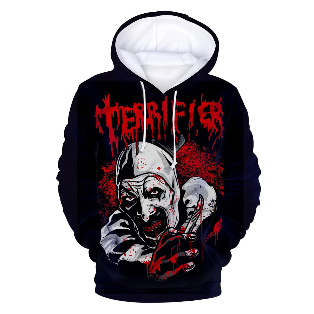 Terrifier Horror 3D Print Hoodies Men Women Fashion Hoodie Sweatshirts Pullovers Streetwear Tracksuits Male Tops Man Clothing