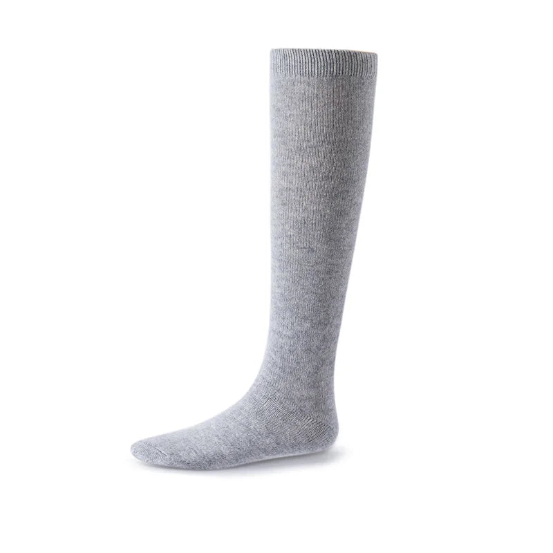100% Pure Cashmere Women's Thick Autumn and Winter Mid Length Socks, Warm Leg Socks, Cold Resistant Leg Protection