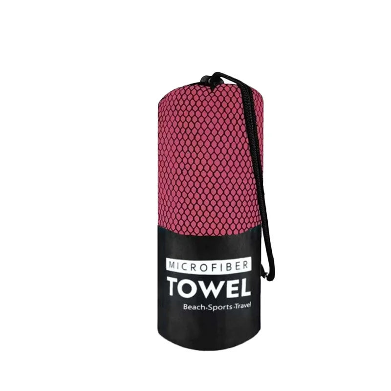 Microfiber Ice Cold Towel 6 Sizes  Quick Dry Super Absorbent Towel  Beach Gym Yoga Camping Travel Sports  Portable Storage Bag