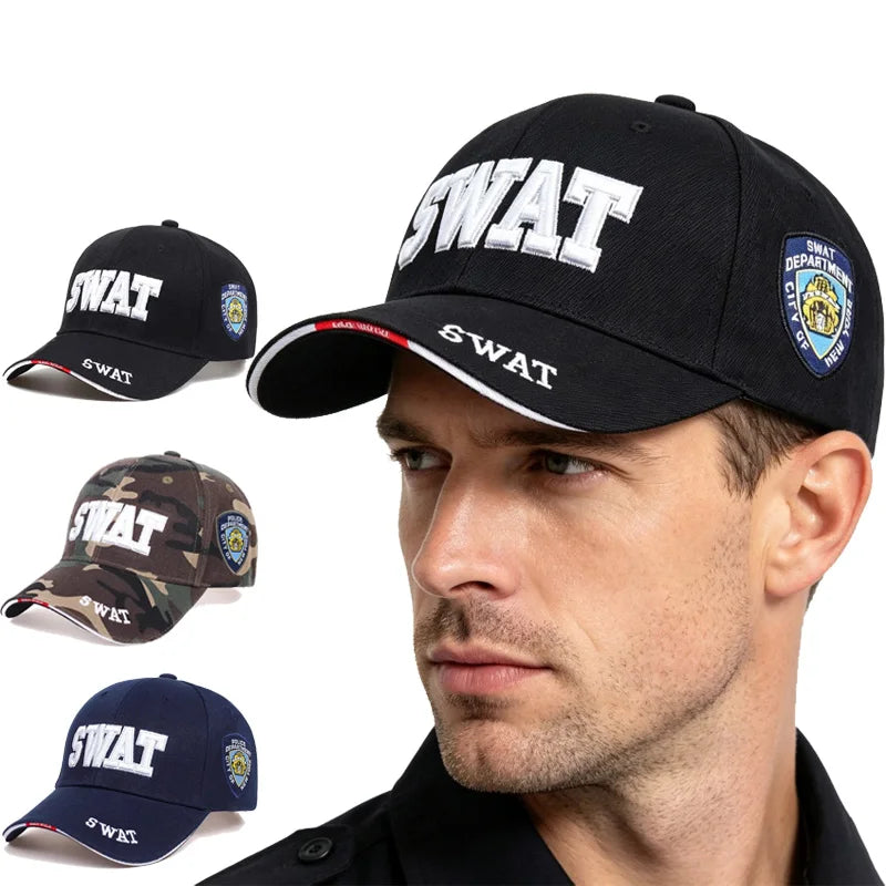 Tactical Series SWAT Fashion Letters Baseball Caps for Men's Women Female Male Sport Visors Snapback Caps Sun Hat Male Gorras
