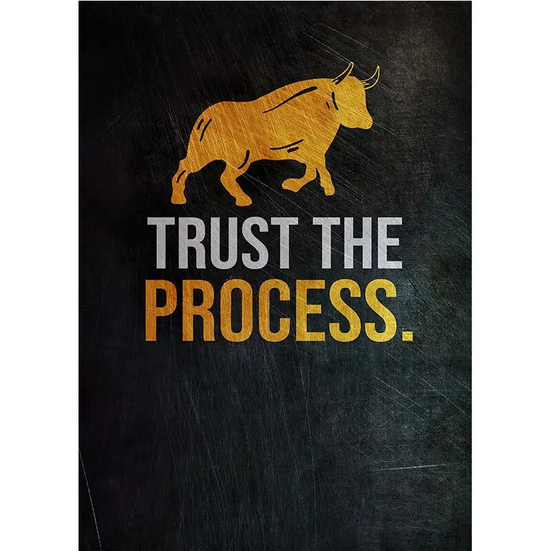 Motivational Stock Trading Canvas Art  Buy The Fear Sell Greed  Wall Decor for Home Office Traders  Best Inspirational Posters