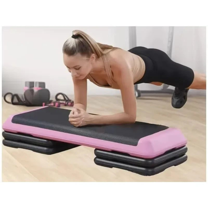 Adjustable Home Workout Pedal Exercise Board Gym Fitness Step Platform Aerobic Stepper