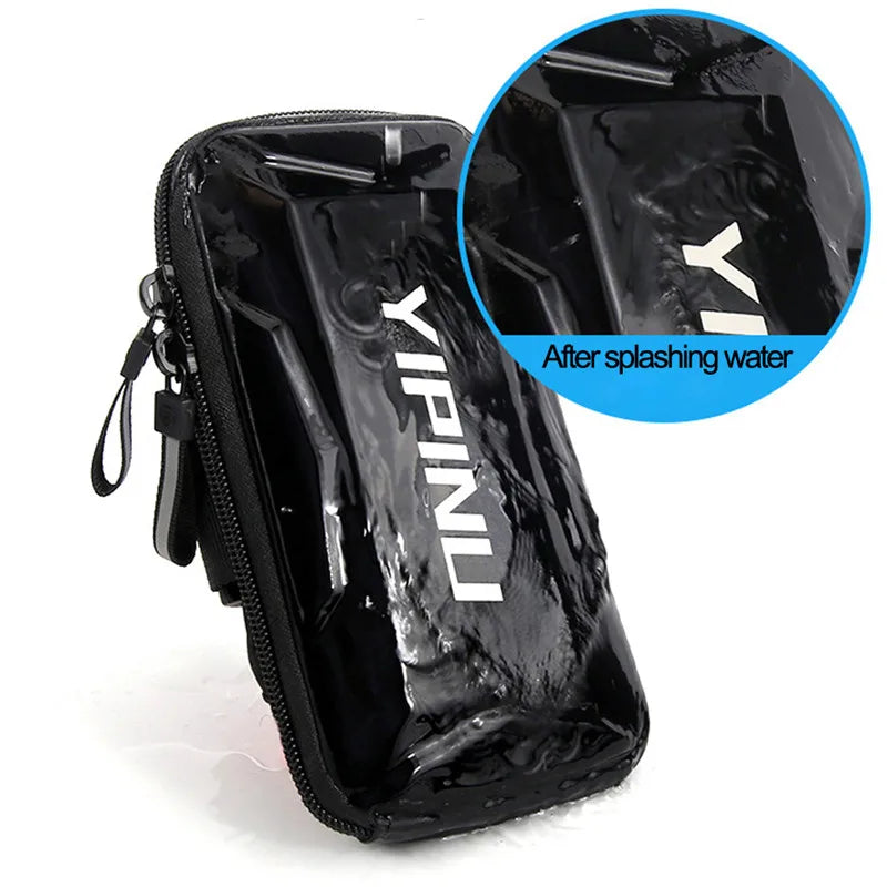 Phone Armband Waterproof Running Holder Shockproof Luminous Mobile Arm Case for Samsung Xiaomi Huawei Iphone 14 15 16 Pro Max