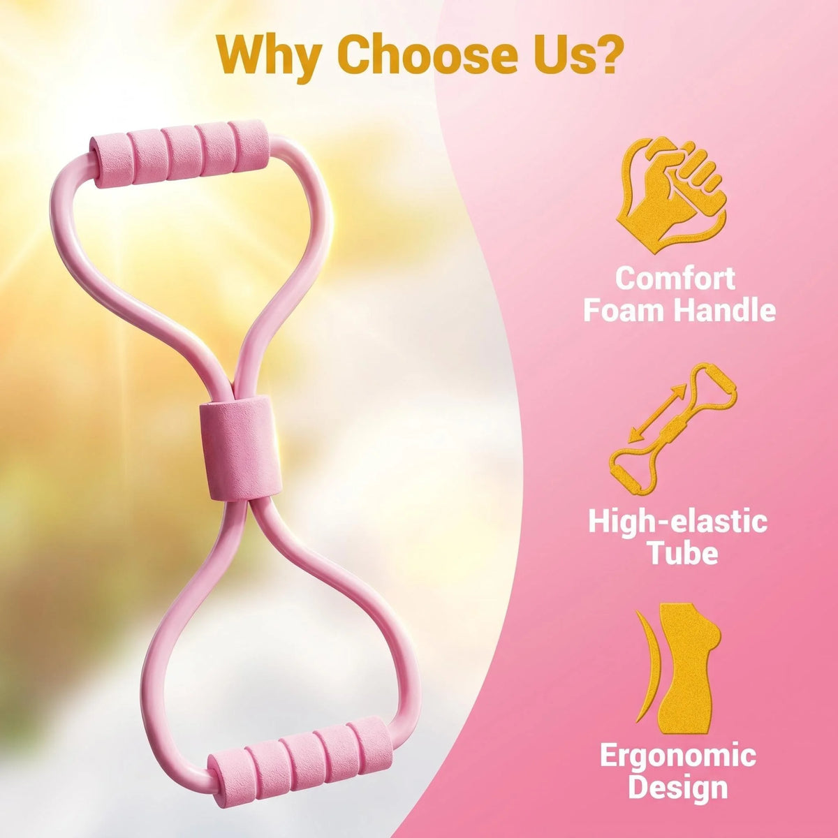 8-shaped elastic band Fitness Resistance Band Sports Workout gym accessories cardio and agility training equipment