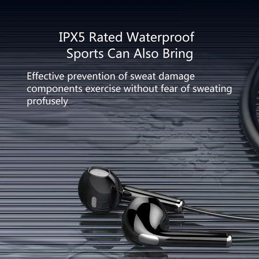 Wireless Neckband Earphones Bluetooth 5.2 Headphones Gaming Power Display Headset TWS Earbuds Sport  Headset With Mic