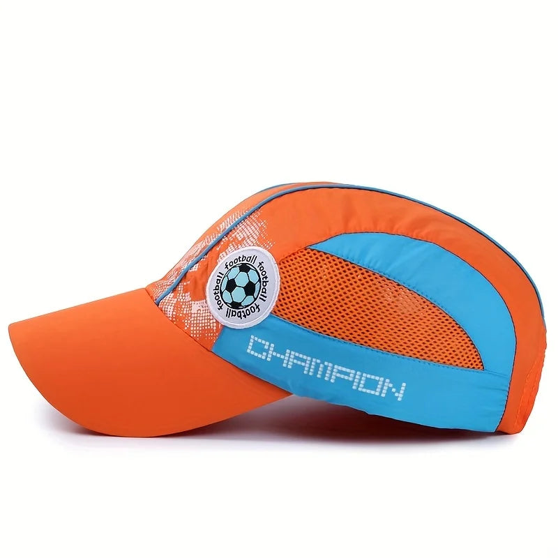 Summer Quick Dry Mesh Baseball Cap for Children Boys  Girls Breathable Sport Dad Hat Snapback Comfortable Lightweight Cap
