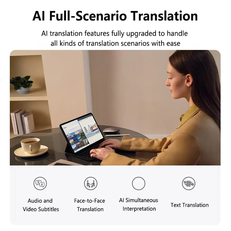 Lenovo AI Voice Assistant Smart Glasses 4K Remote Control Touch Photo Camera Recording Translator Wireless Bluetooth Sunglasses