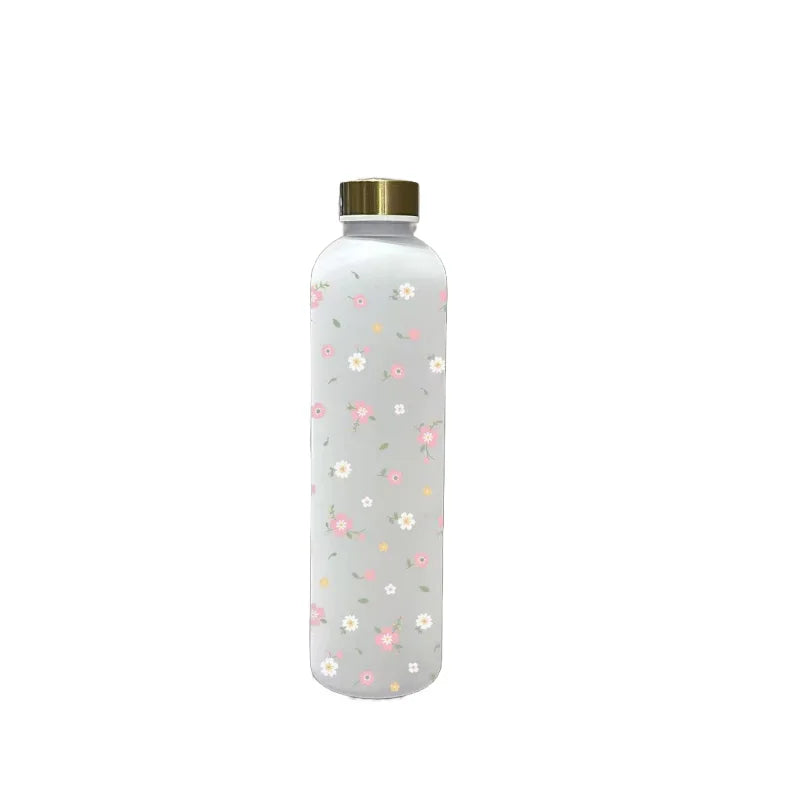 3D Printed 1000Ml Water Cup Boy Girl Sports Water Bottle PVC-Free, High Value Outdoor Large Capacity Camping Drinking Tools Gift