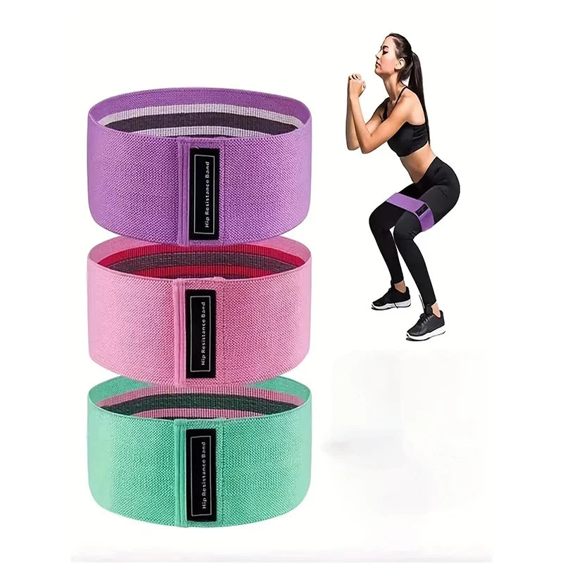 Fabric Resistance Hip Booty Bands Elastic Glute Thigh Workout Squat Circle Stretch Fitness Strips Loops Yoga Gym Equipment