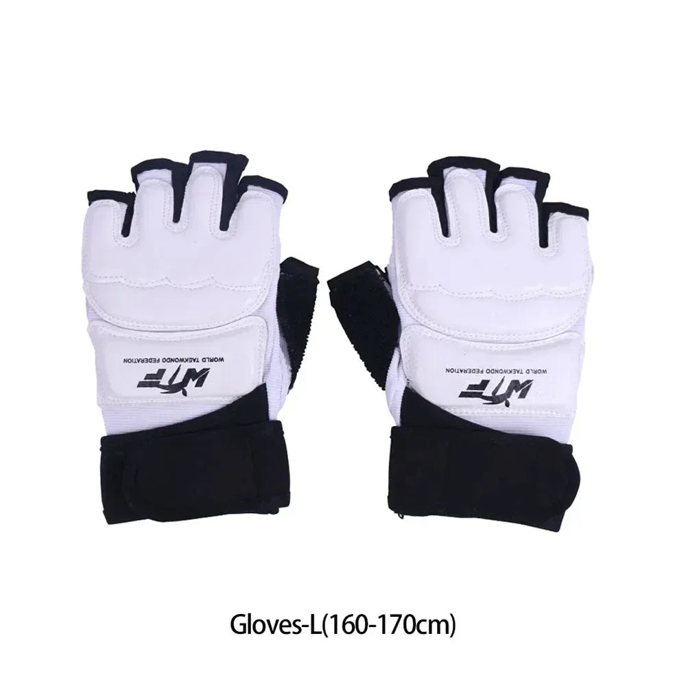 Half Finger Boxing Gloves Adults Boxing Fighting Sandbag Training MMA Sanda Karate Muay Thai Fitness Taekwondo Protection Set