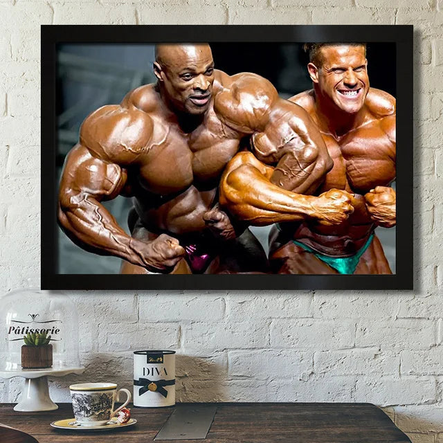 Ronnie Cullman Bodybuilder, Male Gym Muscle Fitness Champion Hot Sale, Print Art Canvas Poster, Living Room Decor, Home Picture