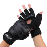New Adult Kids Children Half Finger Boxing Gloves Mitts Sanda Karate Sandbag Taekwondo Protector Gloves Semi-Finger MMA Gloves
