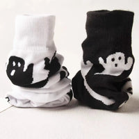 Halloween Harajuku Characteristic Couple Socks Funny Cosplay Outdoor Trend Couple Sock Ghost Print Men/Women's Middle Tube Socks