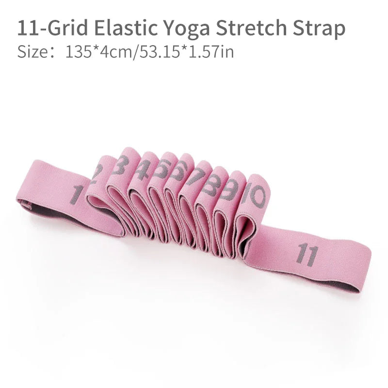Yoga Elastic Band for Pilates Elastic Exercise Bands Resistance Physical Fitness Tension Belt Dance Gymnastics Girls Accessories